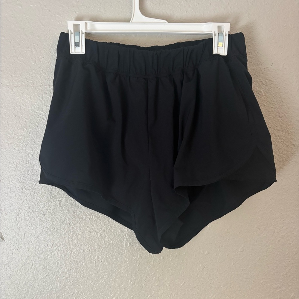 Offline by Aerie Women's Black Athletic Layered Shorts